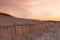 Sunset on the beach, Cape Cod, USA Royalty Free Stock Photo