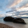 Sunset on the beach