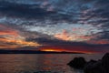 Sunset on the beach