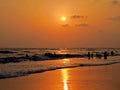 sunset at the beach, Coxs Bazar