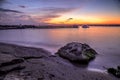 Sunset on the beach