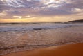 Sunset on the beach, Karon, Phuket, Thailand Royalty Free Stock Photo