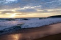 Sunset on the beach, Karon, Phuket, Thailand Royalty Free Stock Photo