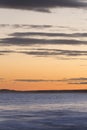 Sunset on the beach of La Gola