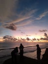 Sunset in the Beach Manna South Bengkulu