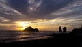 Sunset on the beach of Mosteiros - Azores