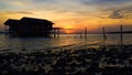 Sunset on the beach