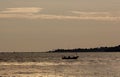 Sunset beach silhouette free styles holiday, water sky and people