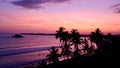 Sunset beach in south of Sri lanka. Hambantota is a beautiful city in Sri lanka. Royalty Free Stock Photo