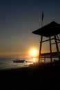 Sunset at the Beach of Thasos