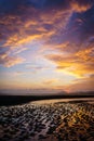 Sunset on the beach