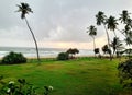 Sunset beach view in Waduuwa Sri Lanka