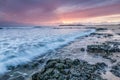 Sunset on the beaches of Trafalgar Royalty Free Stock Photo