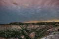 Sunset Begins Over Palo Duro Canyon