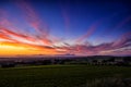 Sunset behind Table Mountain South Africa