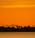 Sunset in Belleair Bluffs, Florida Royalty Free Stock Photo