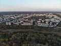 Sunset at Berlin satelite town Marzahn Hellersdorf