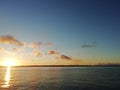 Sunset in Bermuda island