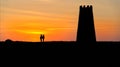 Sunset on beverley Westwood