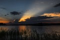 Biale lake in Augustow. Poland Royalty Free Stock Photo