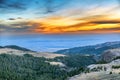 Sunset from the Bighorn Mountains Royalty Free Stock Photo