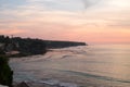 Sunset at Bingin Cliffs - Bali Royalty Free Stock Photo