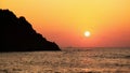 Sunset on Black Sea Royalty Free Stock Photo
