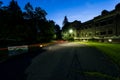 Sunset / Blue Hour / Dusk with Police Car - Abandoned Hospital