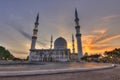 Sunset Blue Mosque Royalty Free Stock Photo