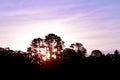 Sunset in the Blue Mountains Royalty Free Stock Photo