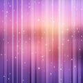 Sunset blur landscape, magenta and lilac gradient. Background with small light sparks, light striped backdrop Royalty Free Stock Photo