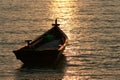 Sunset Boat 2 Royalty Free Stock Photo