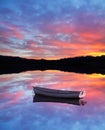 Sunset Boat Royalty Free Stock Photo
