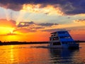 Sunset Boat cruise on Zambezi river