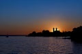 Sunset On The Bodensee Lake Friedrichshafen Baden-WÃÂ¼rttemberg Germany