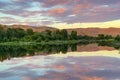 Sunset on the Boise River, Idaho