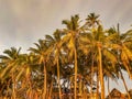 Sunset at Boracay beach in Philippines