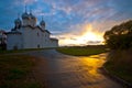 Sunset Boris-Gleb Church, Novgorod The Great
