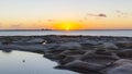 Sunset in Botany Bay Royalty Free Stock Photo