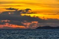 Sunset on Bounty Island in Fiji