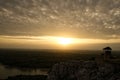 Sunset on Braunsberg Royalty Free Stock Photo