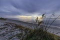 Stormy Sunset At Edisto Beach Royalty Free Stock Photo