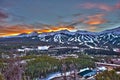 Sunset in Breckenridge HDR Royalty Free Stock Photo