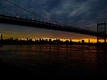 Sunset Bridge Astoria New York