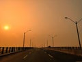 Sunset on the Bridge