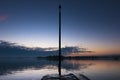 Sunset in Brittany Morbihan, France. Royalty Free Stock Photo