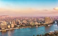 Sunset in Cairo Royalty Free Stock Photo
