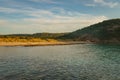 Sunset Cala in Es Tancats. Minorca. Spain