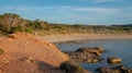 Sunset Cala in Es Tancats. Minorca. Spain