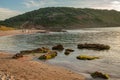 Sunset Cala in Es Tancats. Minorca. Spain